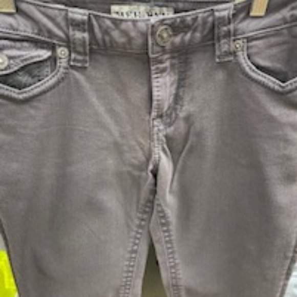 MEK DNM Women's Grey Skinny Jeans - Picture 1 of 2